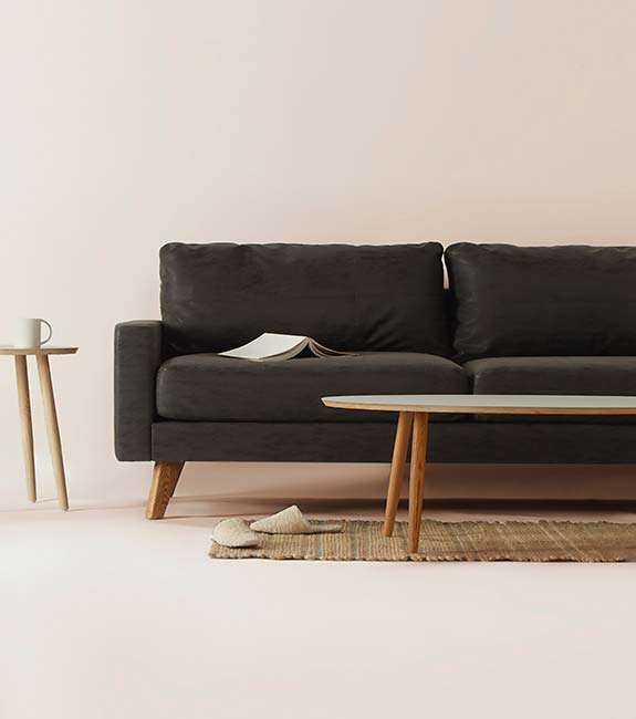 Black armchair model