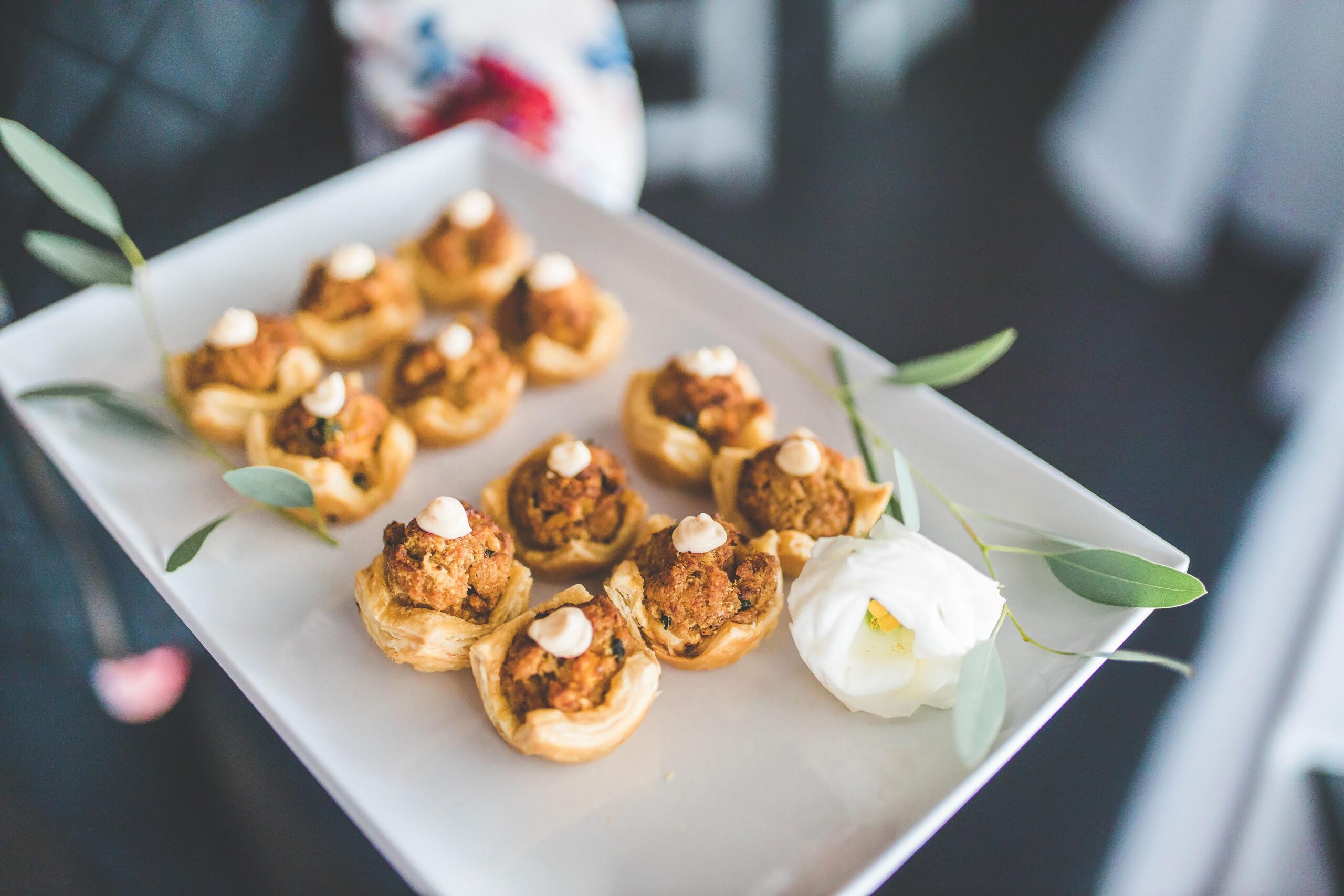Hand-passed Buffalo Chicken Dip Cup Appetizers