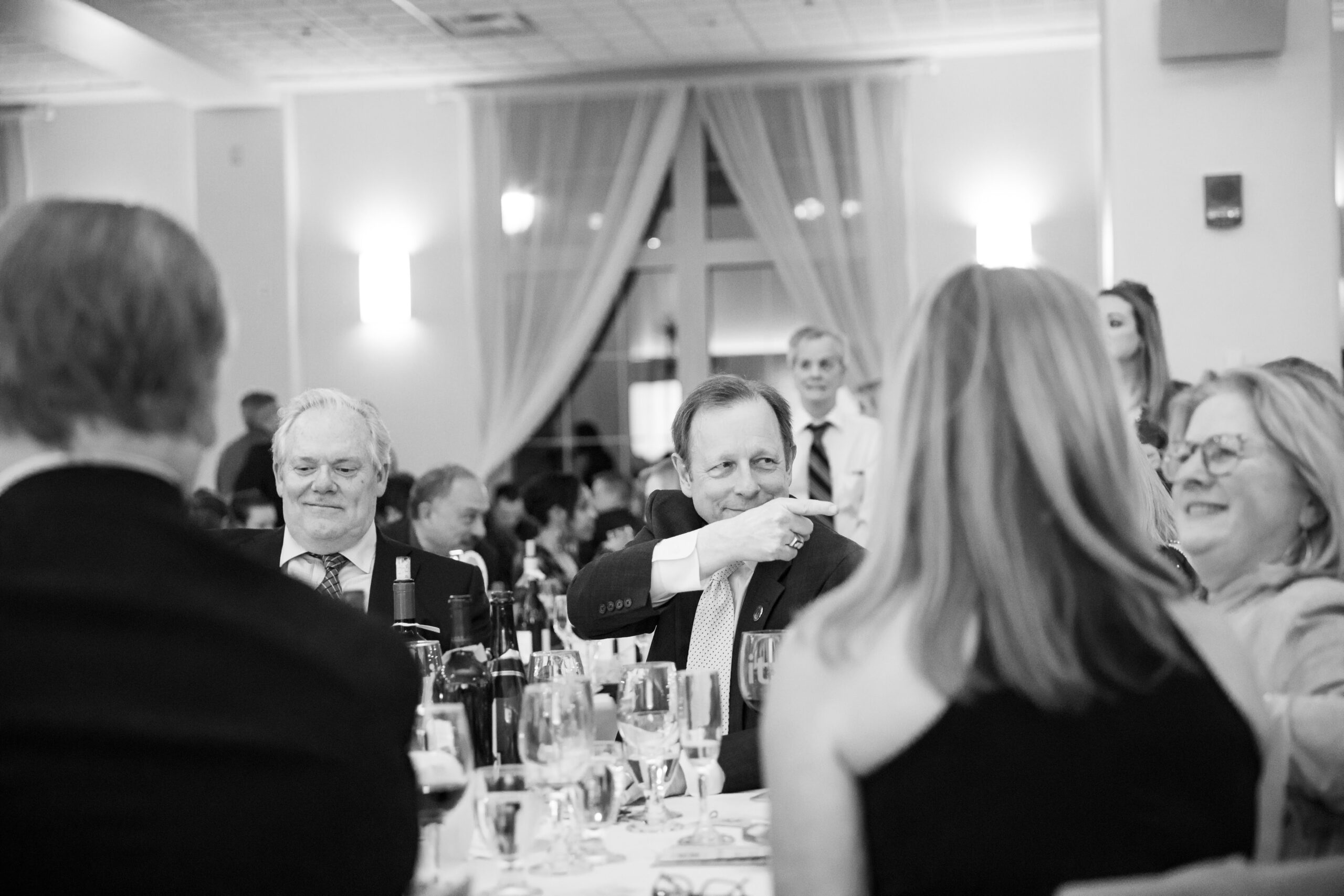 Gala Guests Enjoying Dinner