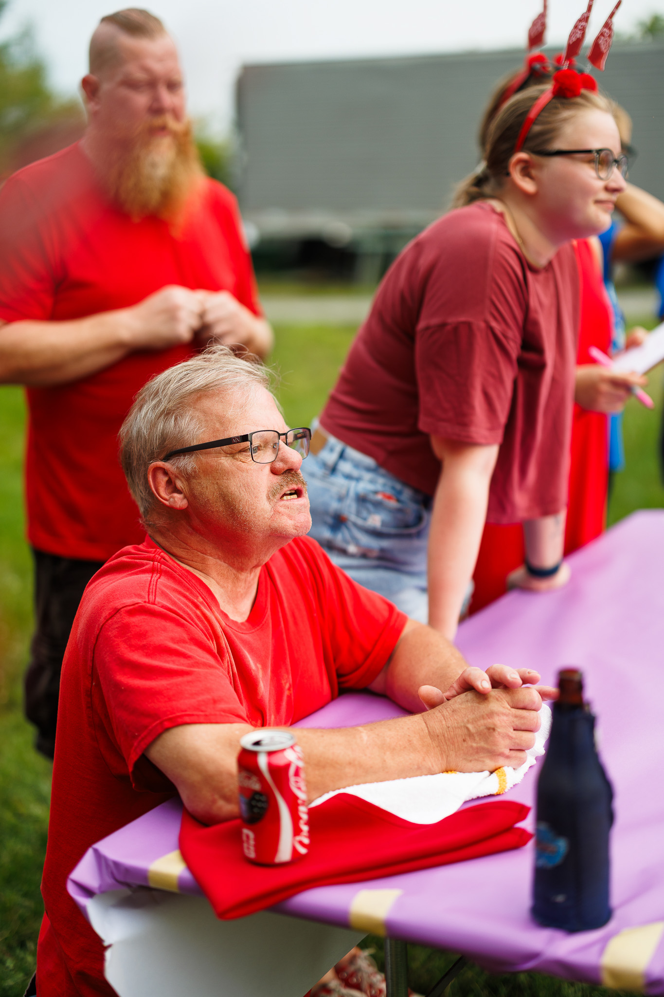 Red Team playing “Um, Actually” at Partyman Funner Olympics 2026