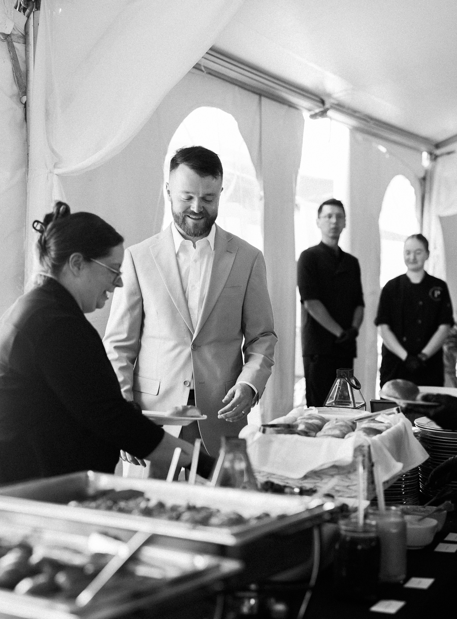 Wedding Buffet Dinner Service | Inspire Moore Winery