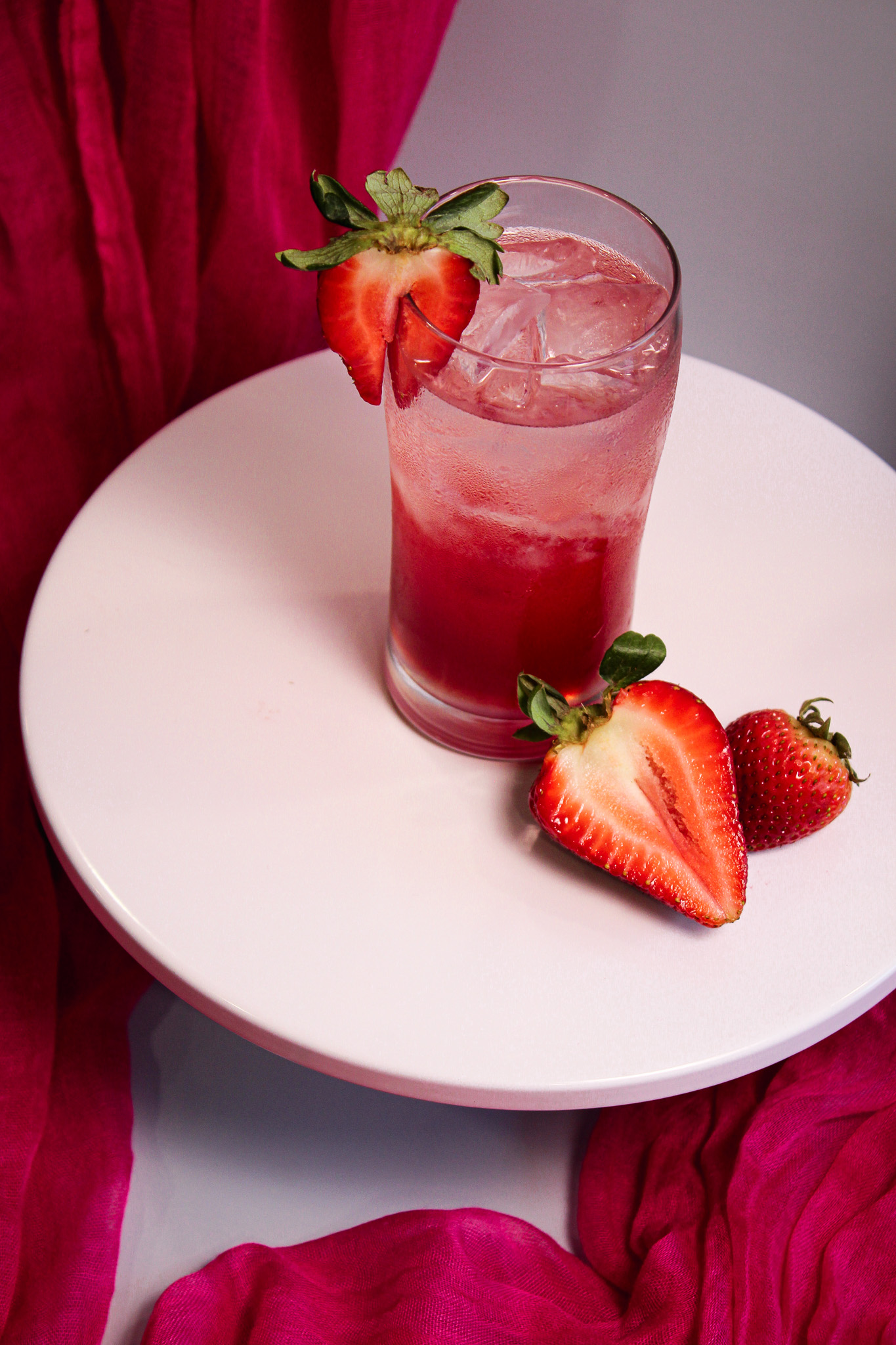 Strawberry Signature Cocktail by Partyman Catering